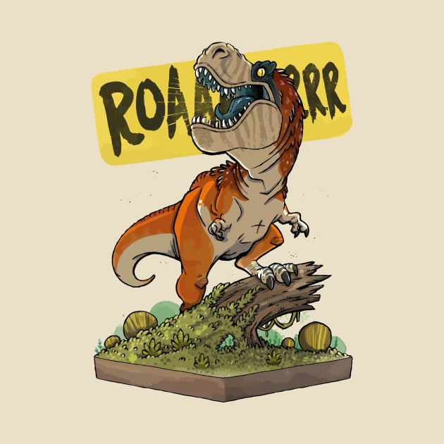 Roaring Power: Dinosaur Roar Design by WorldDinosaurs