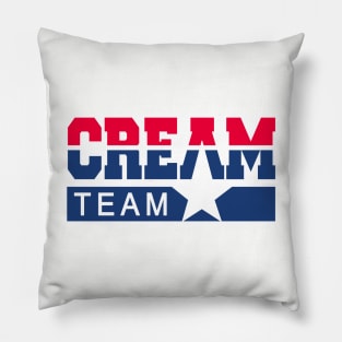 Cream Team Pillow