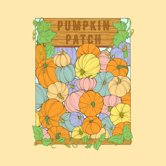 Colorful Pumpkin Patch by stacreek