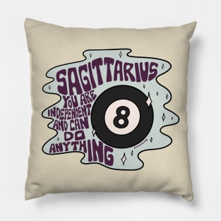 Sagittarius Magic 8 Ball Pillow