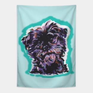 Affenpinscher portrait Dog Pop Art Tapestry