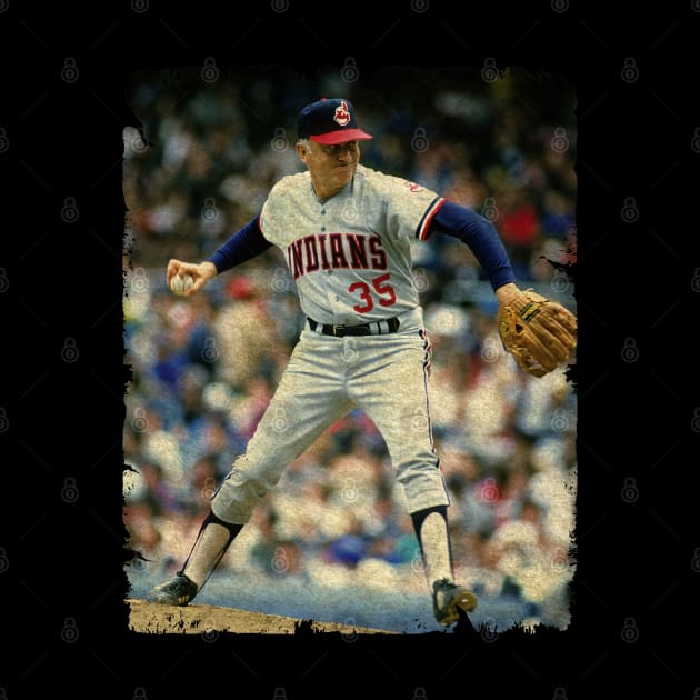 Phil Niekro in Cleveland Indians by PESTA PORA