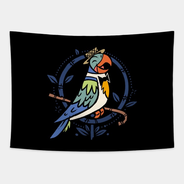 Barker Bird Tapestry by itsbillmain