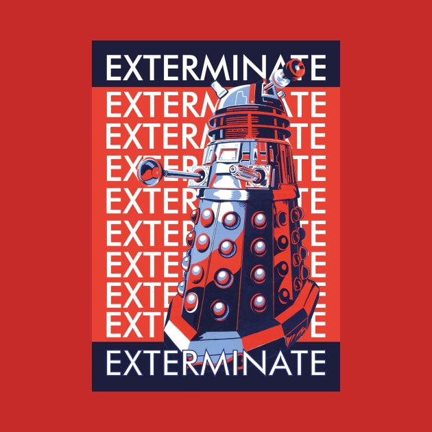 DALEK EXTERMINATE by Armadillo Hat