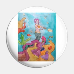 Mermay Coral Reef 2019 design Pin