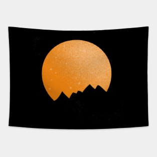 Orange PlanetFall Tapestry