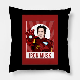 Iron Musk - Elon Musk as IronMan Pillow