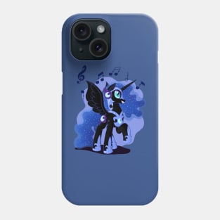 Nightmare Moon with Headphones Phone Case