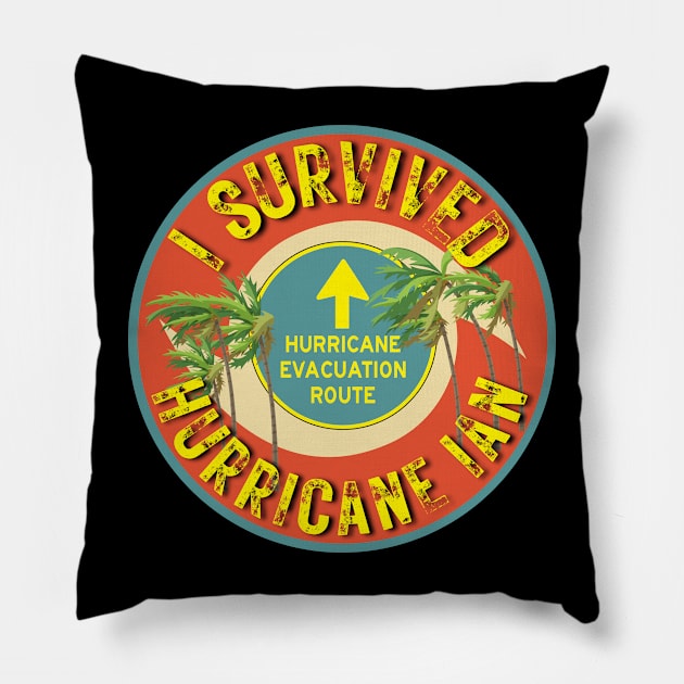 Hurricane Ian Pillow by Blumammal