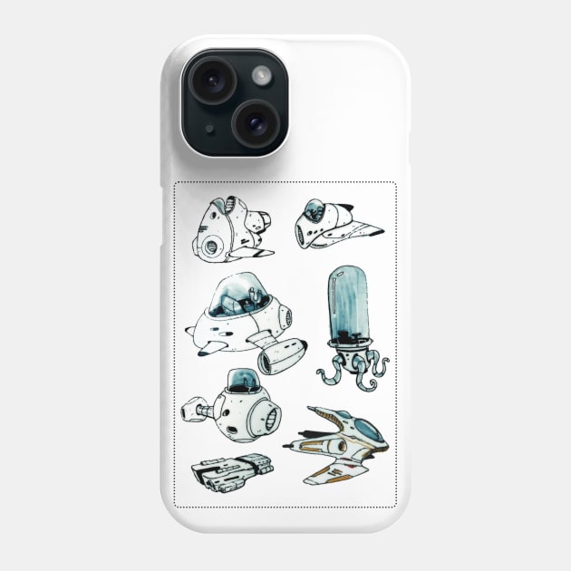 Let's fly Phone Case by INKSPACE