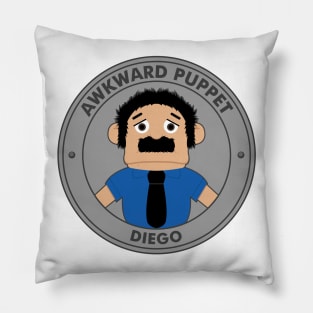 MEET DIEGO AWKWARD WHITE! Pillow