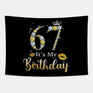 It's My 67th Birthday Tapestry