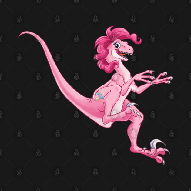 My Little Raptor - Pinkie Pie by CherryGarcia