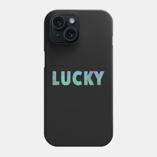 Crystal Lucky Blue Green Phone Case