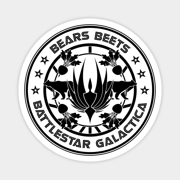 Bears, Beets, Battlestar Galactica Magnet by Woah_Jonny