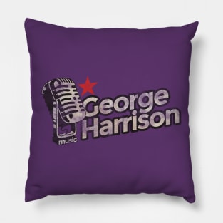 George Harrison Vintage Pillow