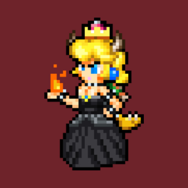 Pixel Bowsette - Bowsette - T-Shirt | TeePublic