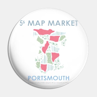 Porstmouth Map - Full Size Pin