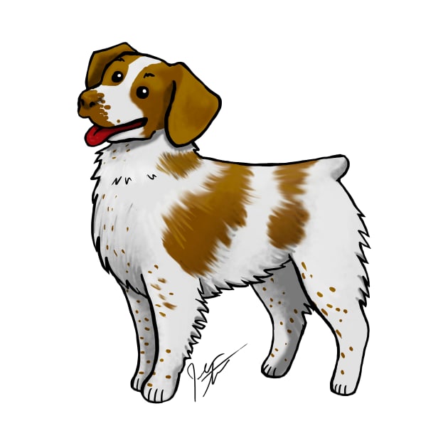 Dog - Brittany by Jen's Dogs Custom Gifts and Designs