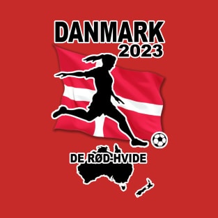 Danish Womens World Cup Football Soccer Team 2023 T-Shirt