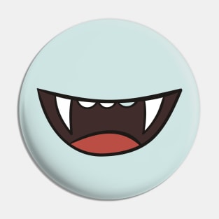 Vampire smile, Dracula fangs Pin