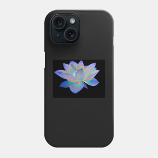 Iridescent water Lily Phone Case