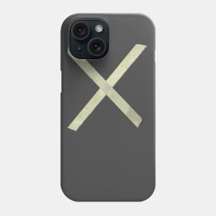 X-Files taped X Phone Case