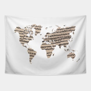 world map music #worldmap #music Tapestry