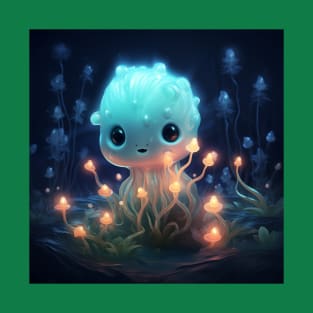 Lumalee - Cute little bioluminescent character T-Shirt