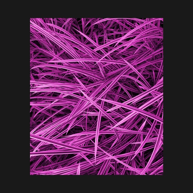 Black pink neon needles pattern - Abstract photography by ArtByMe