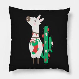 Christmas llama Pillow