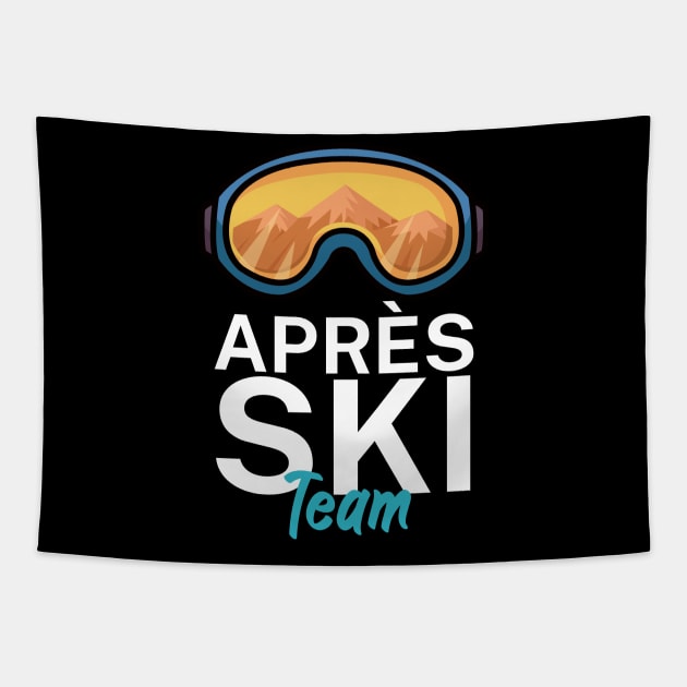 Apres Ski Team Tapestry by maxcode