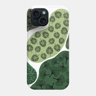 Blob Leaf Pattern Phone Case