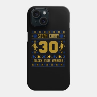 Steph Curry Ugly Sweater Pattern Phone Case