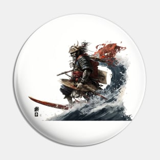 Samurai Surf Pin