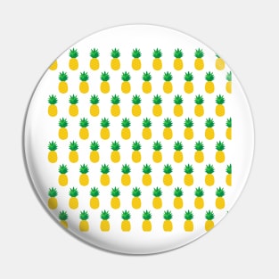 White Pineapple Pin