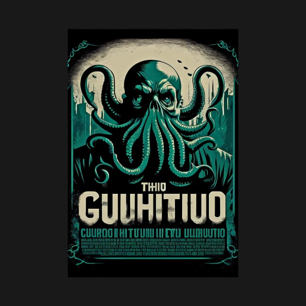 CTHULHU VINTAGE ARTHOUSE FOREIGN MOVIE POSTER 01 by BarrySullivan