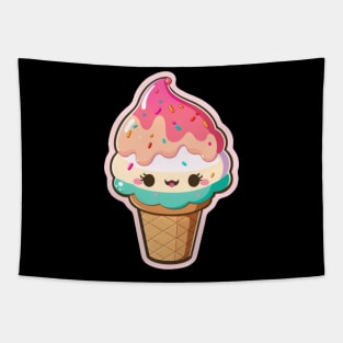 Cartoon Ice cream Tapestry