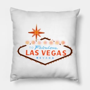 Las Vegas Welcome Sign Pillow