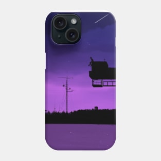 Night Watcher Digital Painting Phone Case