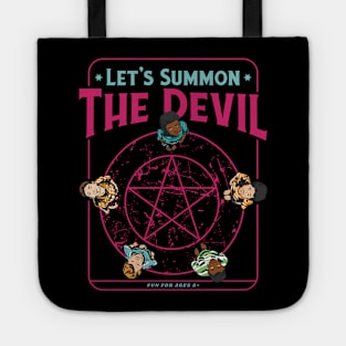 Lets Summon The Devil Funny Childrens Book Parody Tote