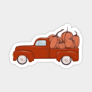 Car pumpkin Magnet