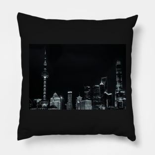 Shanghai Skyline Pillow