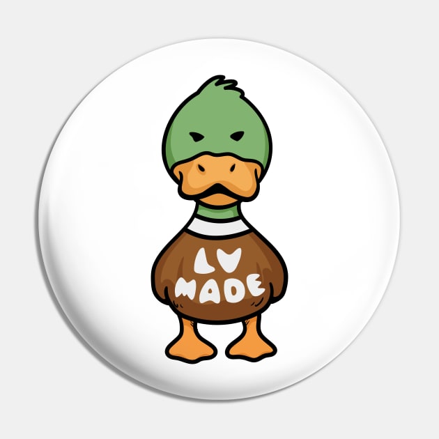 Duck Lv Made Pin by PaperHead