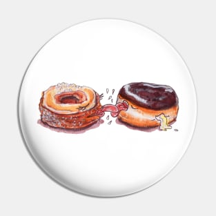 Smooching Donuts Pin