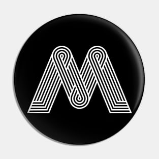 alphabet M Pin