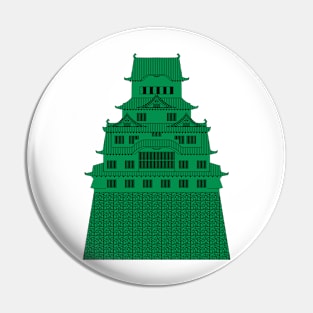 Green Himeji Castle I Pin