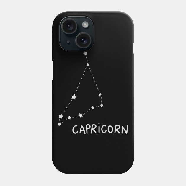 Zodiac Sign - Capricorn Phone Case by Uwaki