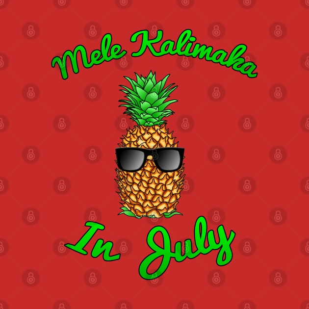 Mele Kalikimaka Pineapple by macdonaldcreativestudios