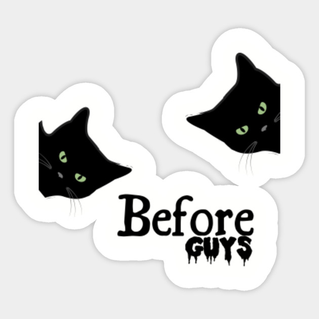 Cute Cat T Shirt Cats Before Guys Funny Cat Tshirt For